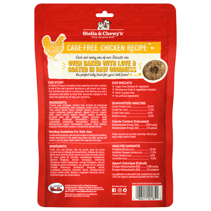 Raw Coated Biscuits Chicken - 9 oz
