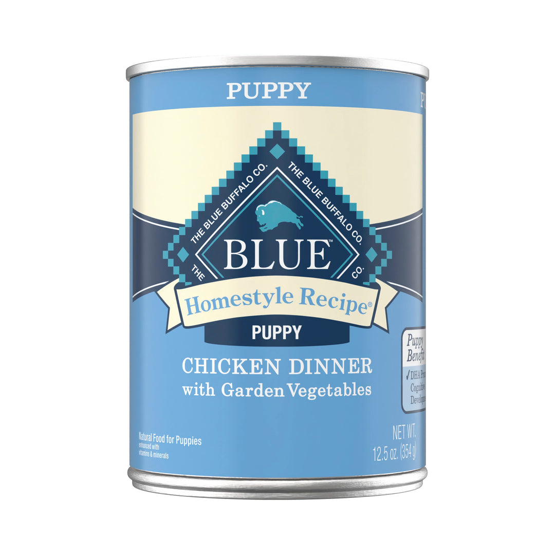 Blue Buffalo Homestyle Recipes Chicken Puppy can 12.5 oz