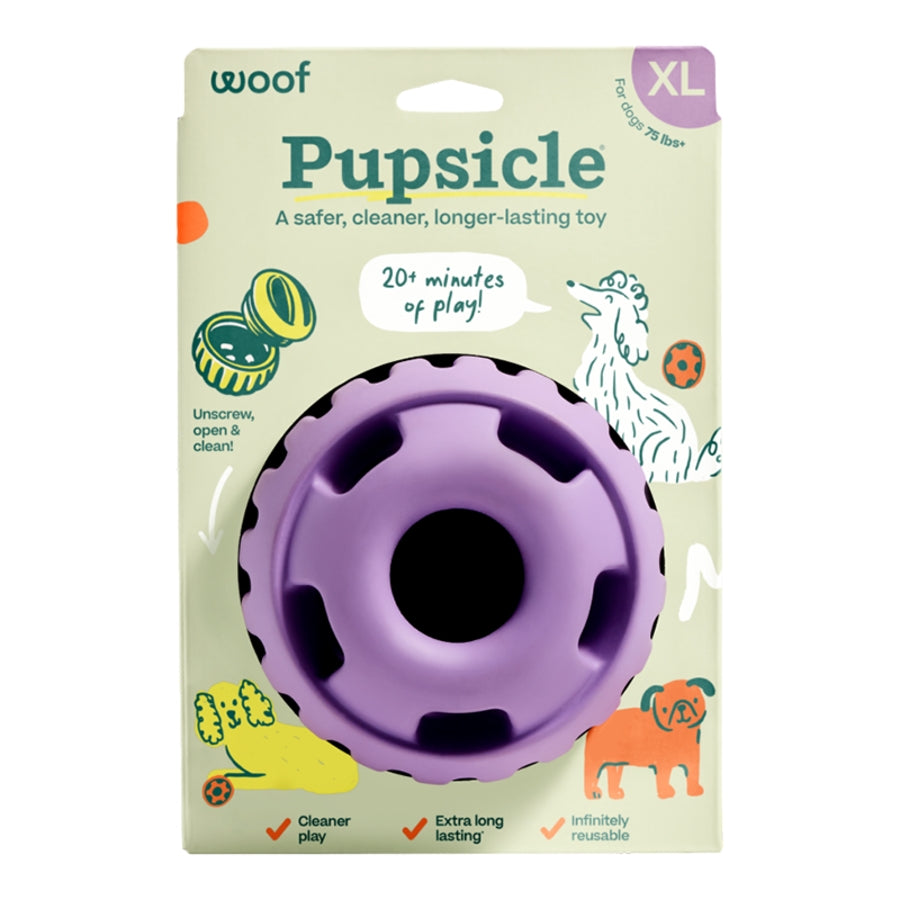 Woof Dog Toy Pupsicle Lavender XLarge