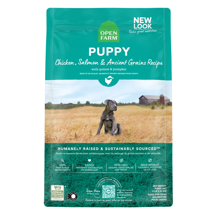 Open Farm Dog Dry Ancient Grain Puppy 4 LB