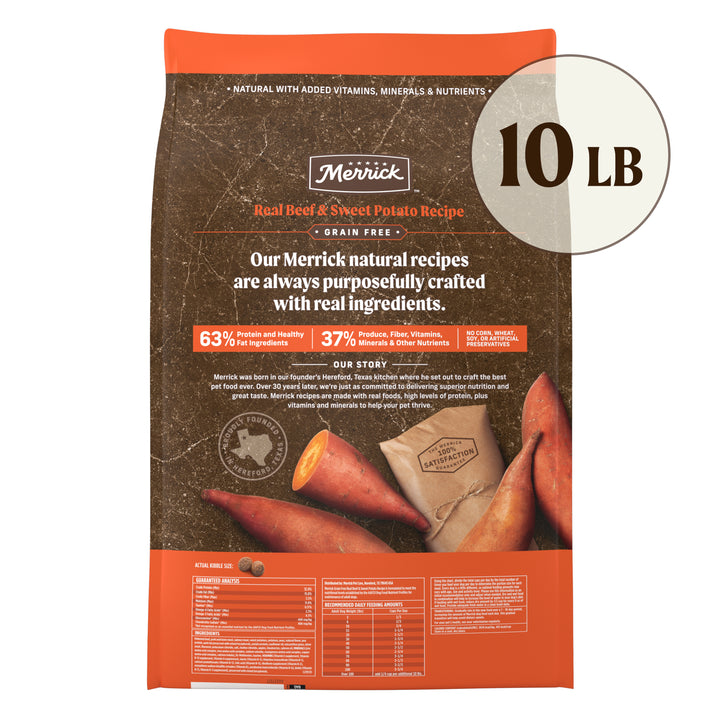 Merrick GF Texas Beef 10lb unpacked