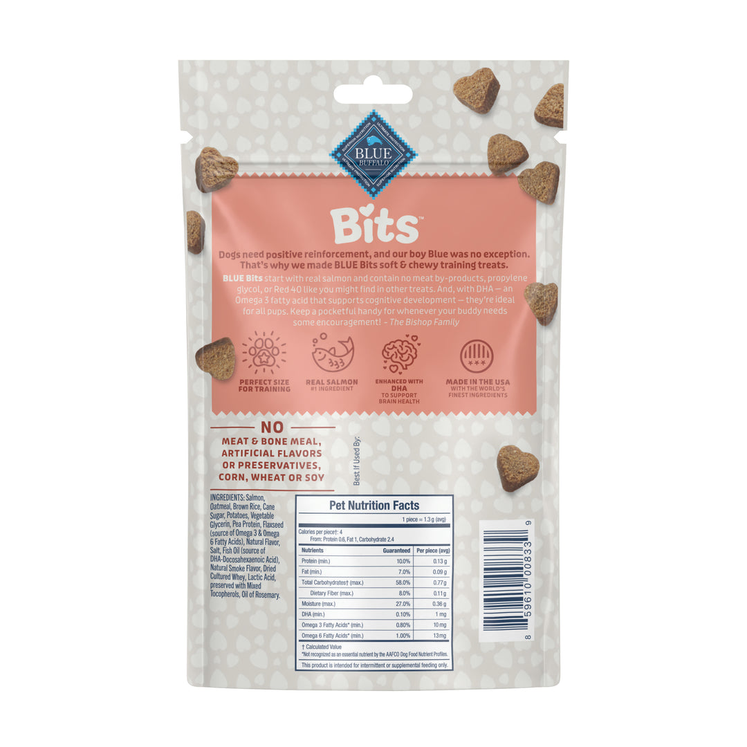 Blue Buffalo Salmon Bits Dog 4 oz Bag