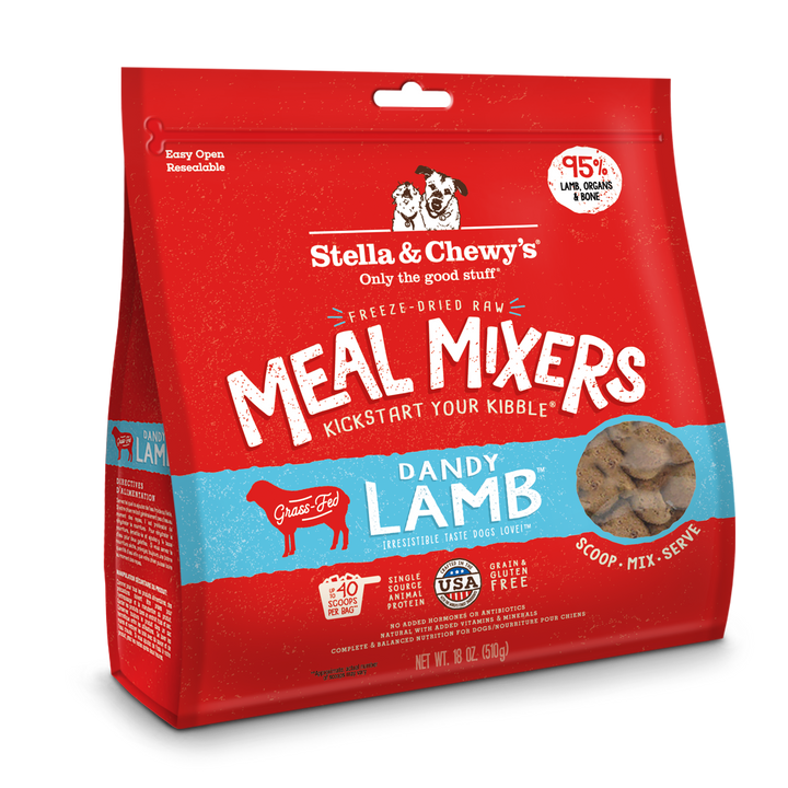 Freeze-Dried Dandy Lamb Meal Mixers - 18 oz