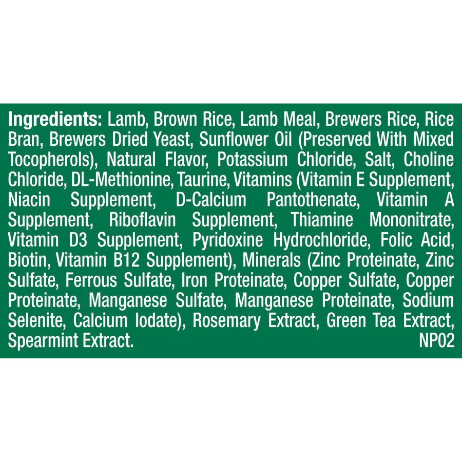 Natural Balance Lamb and Rice Small Breed 12lb