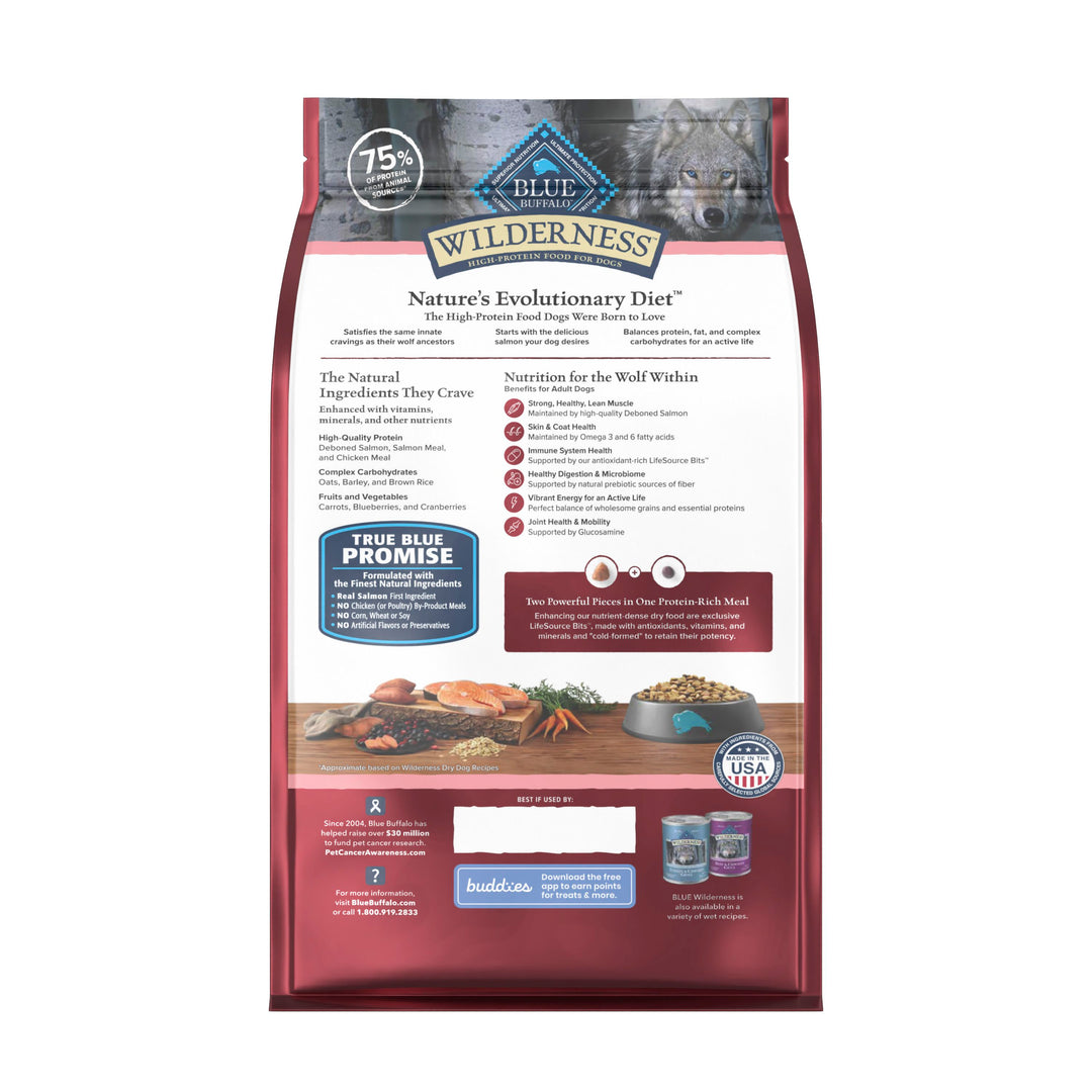 BLUE Wilderness Adult Dog Salmon 4.5lb