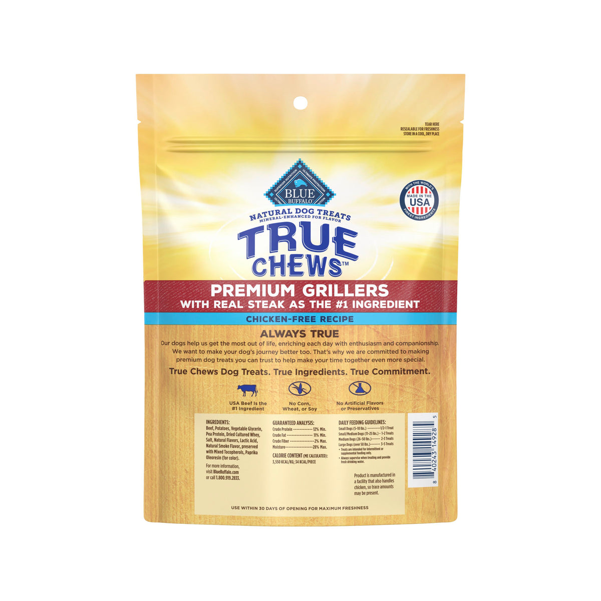 True Chews Steak Grillers 10oz