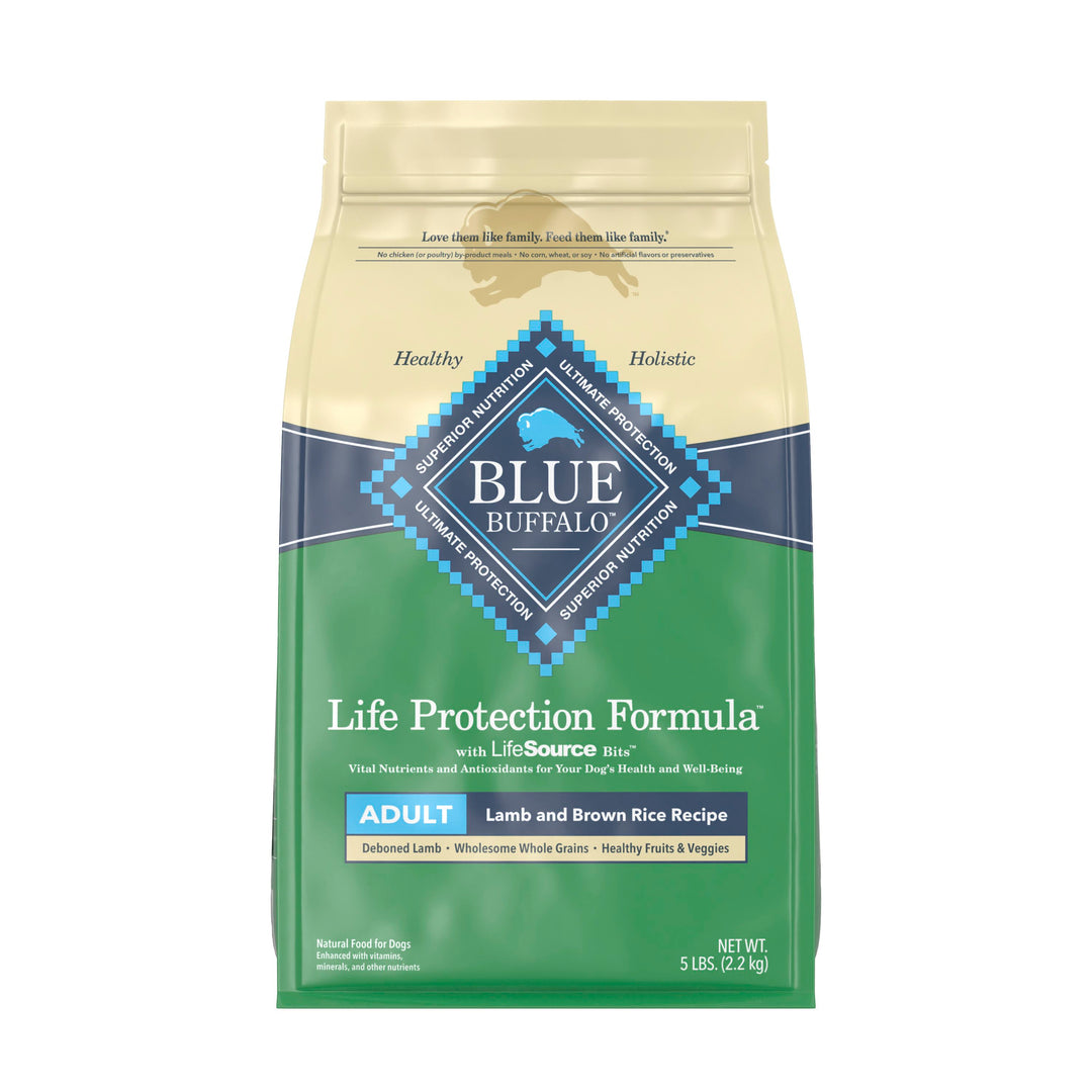 Blue Buffalo Life Protection Lamb and Brown Rice Dry Adult Dog Food 5 lbs