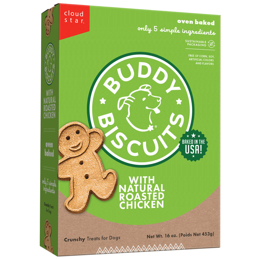 Cloud Star Original Buddy Biscuits Roasted Chicken 16 oz