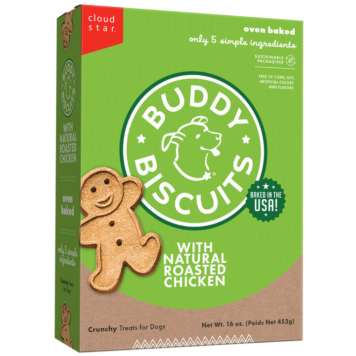 Cloud Star Original Buddy Biscuits Roasted Chicken 16 oz