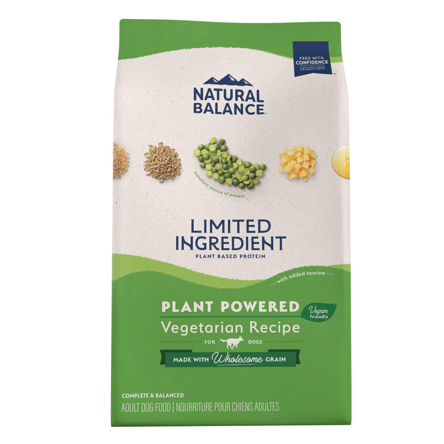 Natural Balance LID Plant Powered Vegetarian Dry Dog 12LB