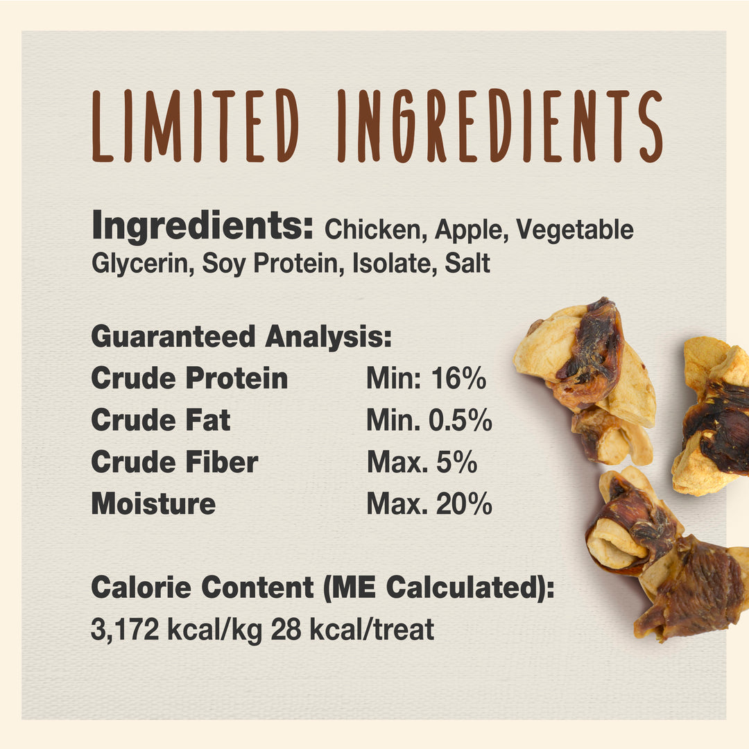 Cadet Gourmet Chicken &amp; Apple Wrapped Dog Treats 14 Ounce