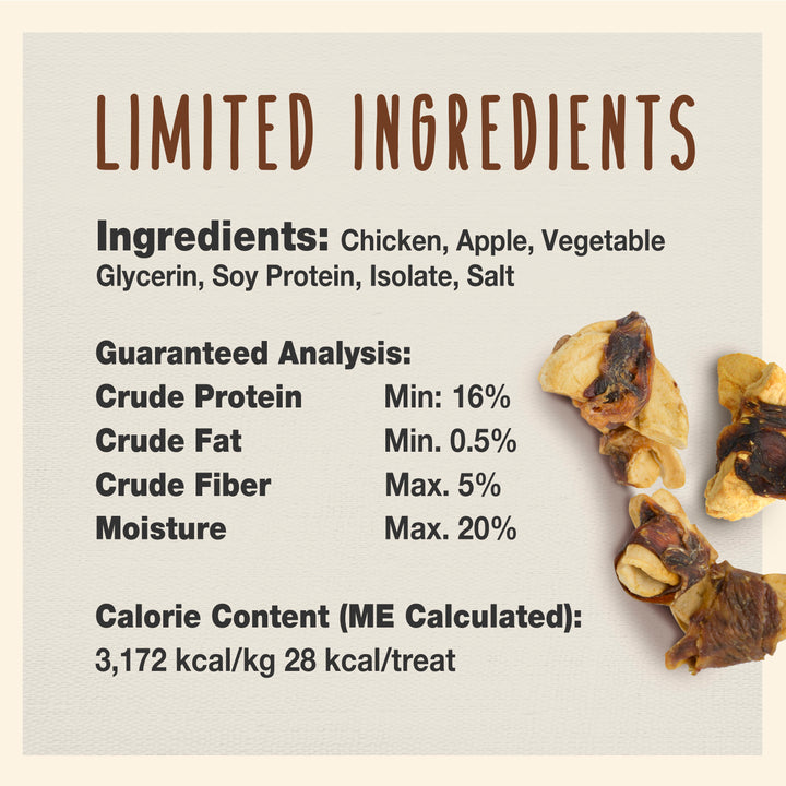 Cadet Gourmet Chicken &amp; Apple Wrapped Dog Treats 14 Ounce