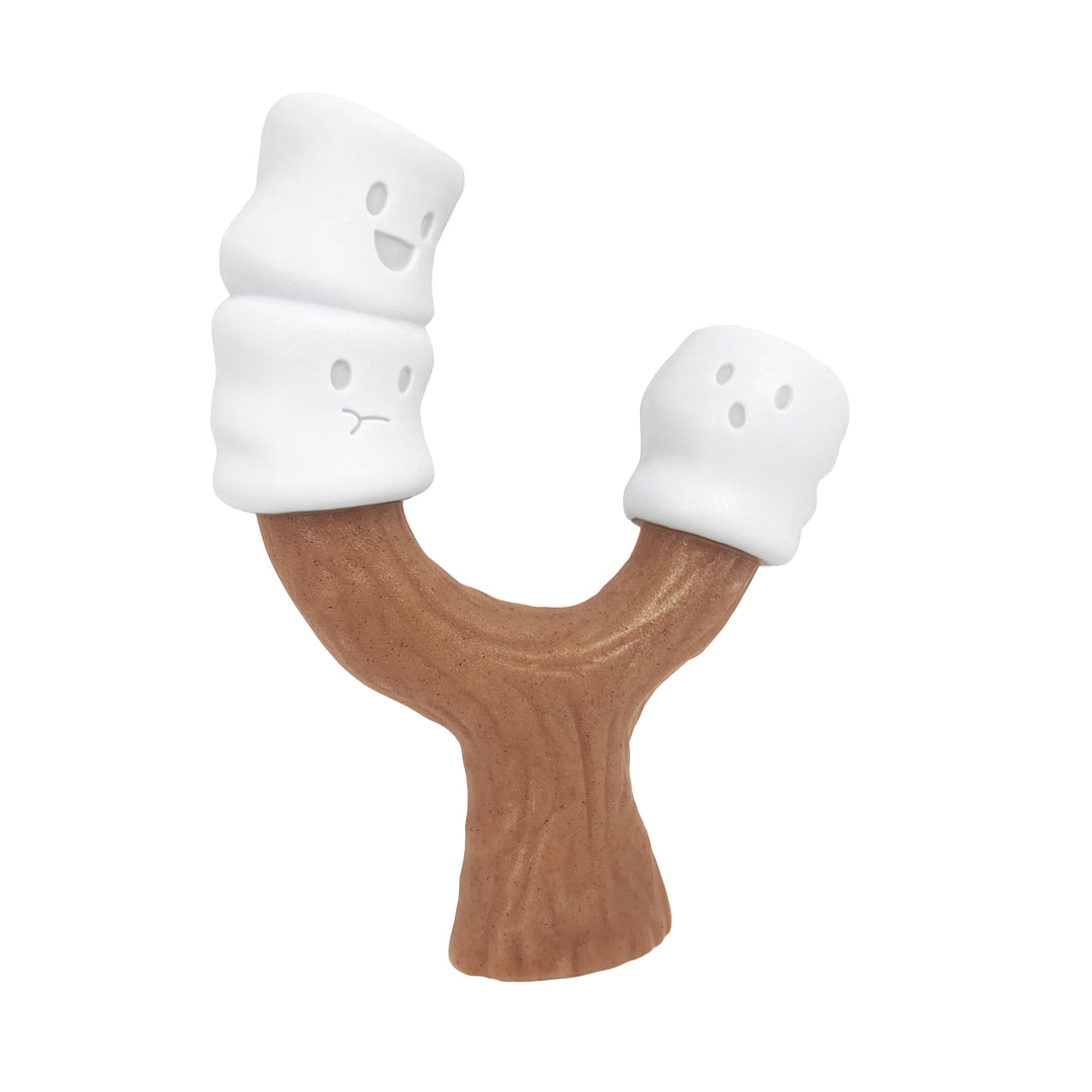 Nylabone Strong Chew Marshmallow Stick Dog Chew Toy Marshmallow &amp; Peanut Butter Large (1 Count)
