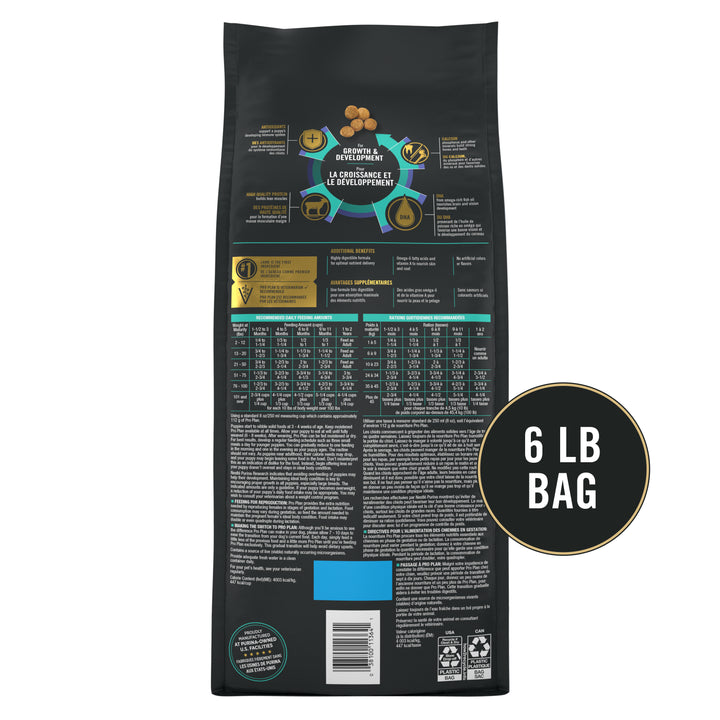Pro Plan Puppy Lamb and Rice 6lb back
