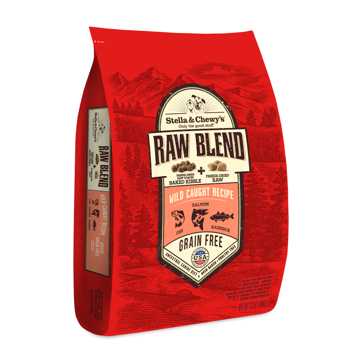 Kibble Raw Blend Wild Caught - 22 lb