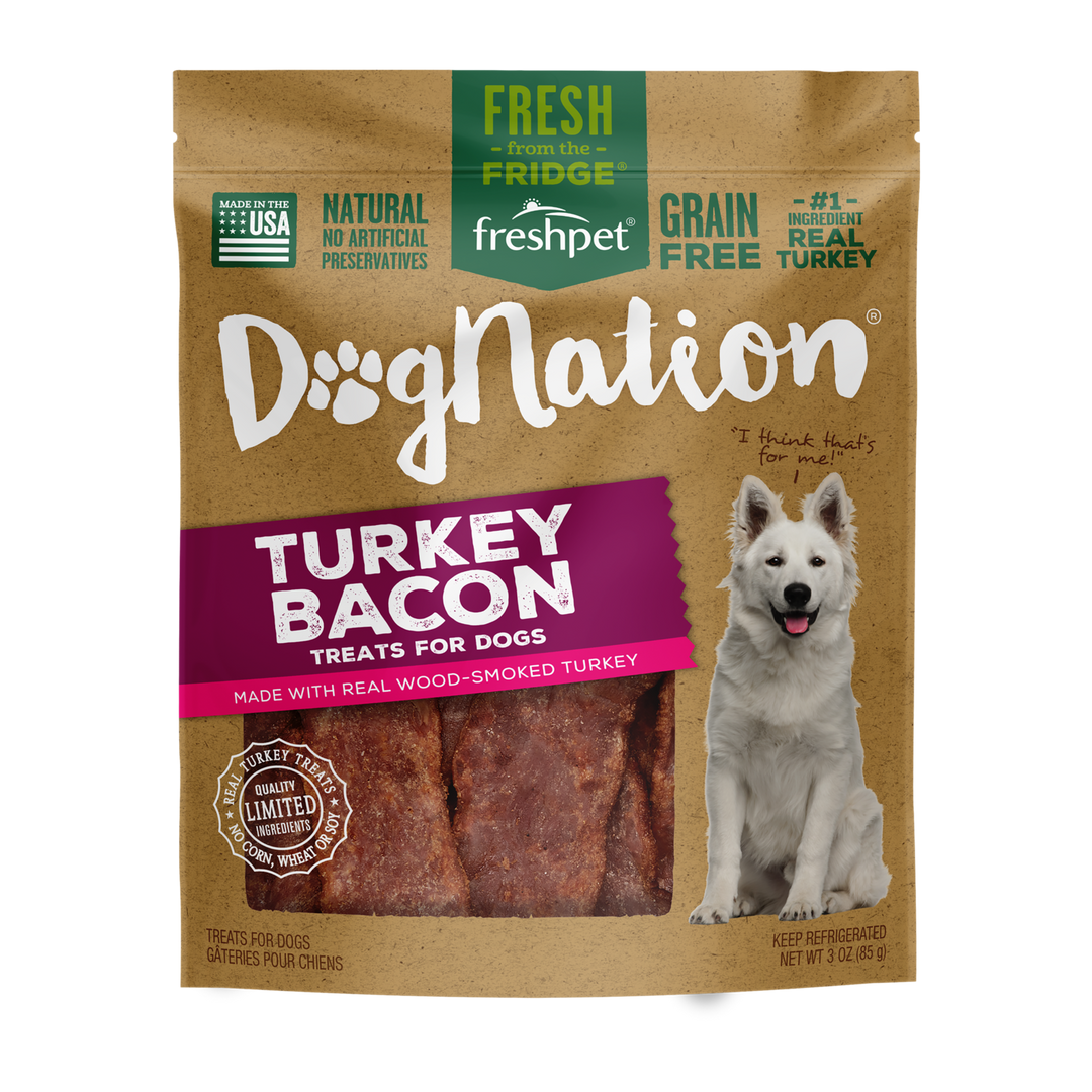 Dog Nation Turkey Bacon 3 oz