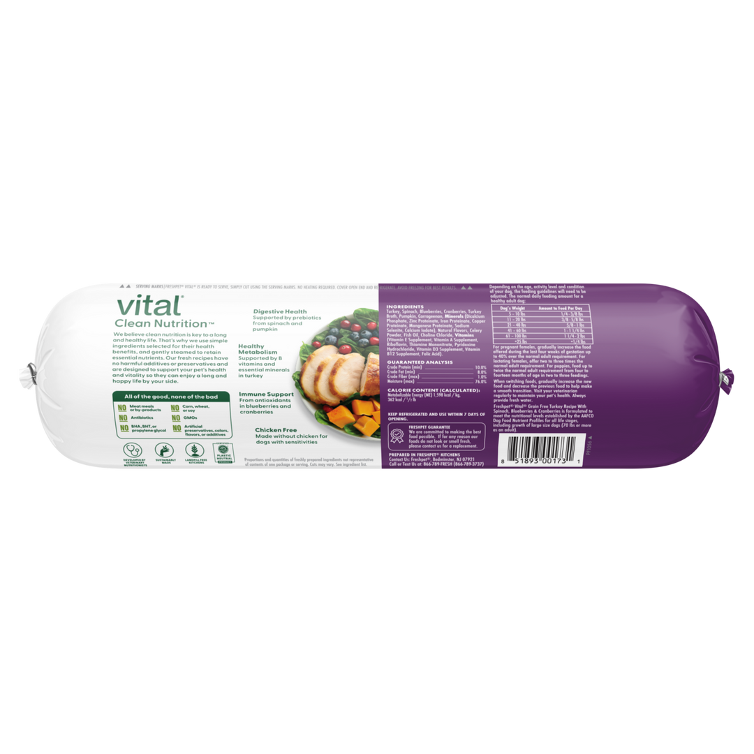 FreshPet Vital Grain Free Turkey 2lb