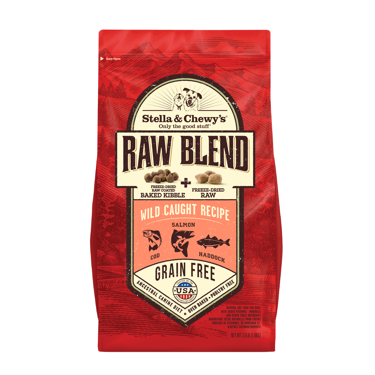 Kibble Raw Blend Wild Caught - 3.5 lb