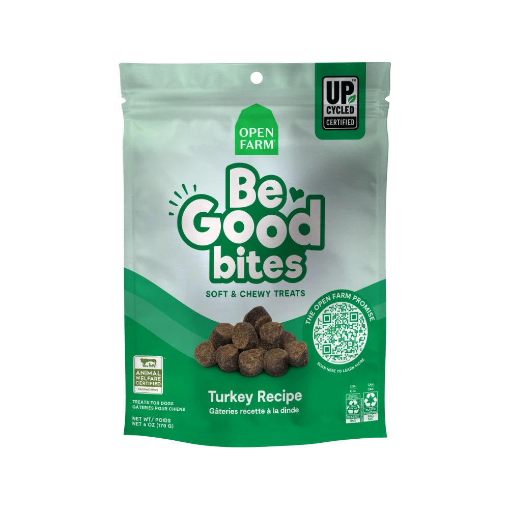 Open Farm Dog Treat Be Good Bites Turkey 6 oz
