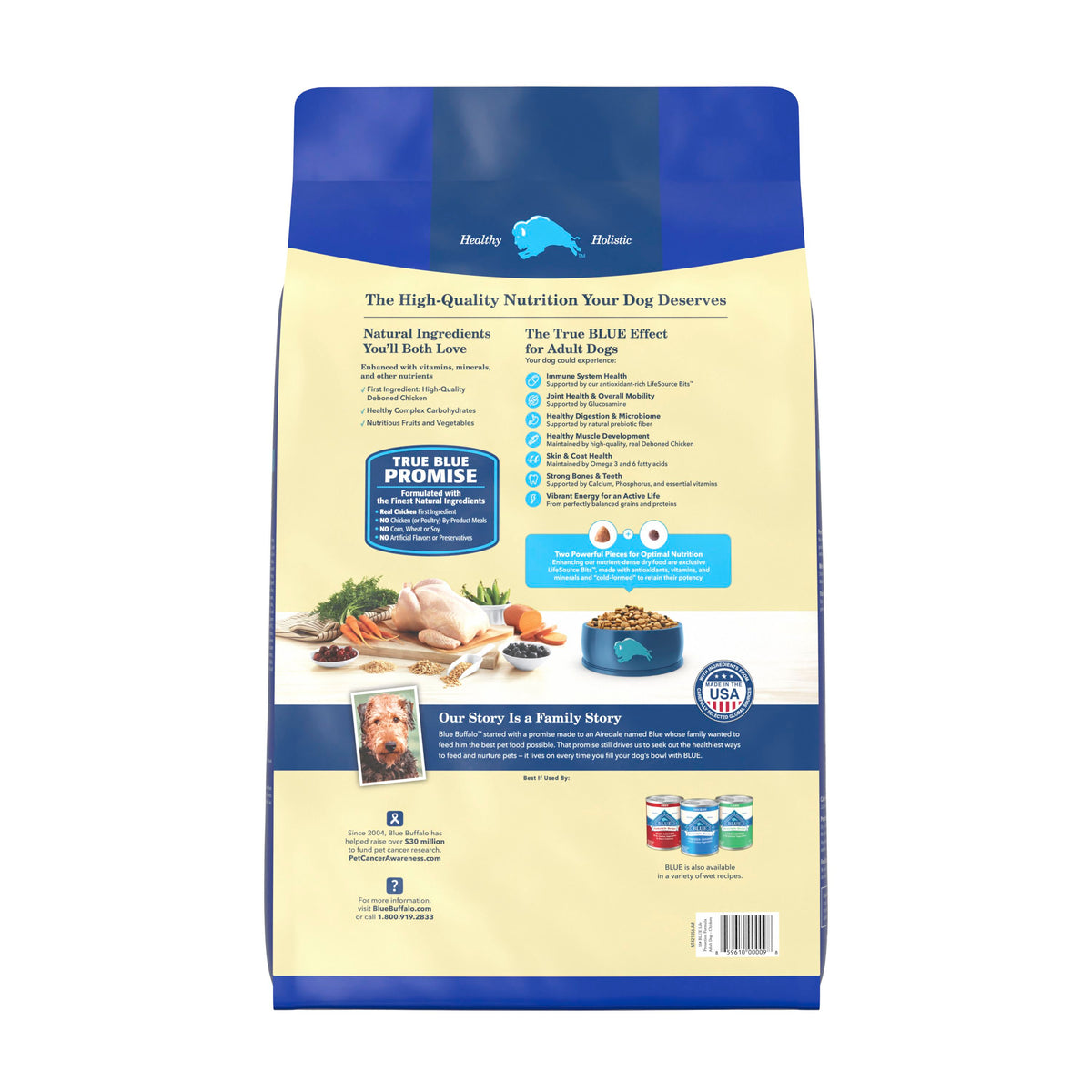 Blue Buffalo Chicken Rice Adult 15LB