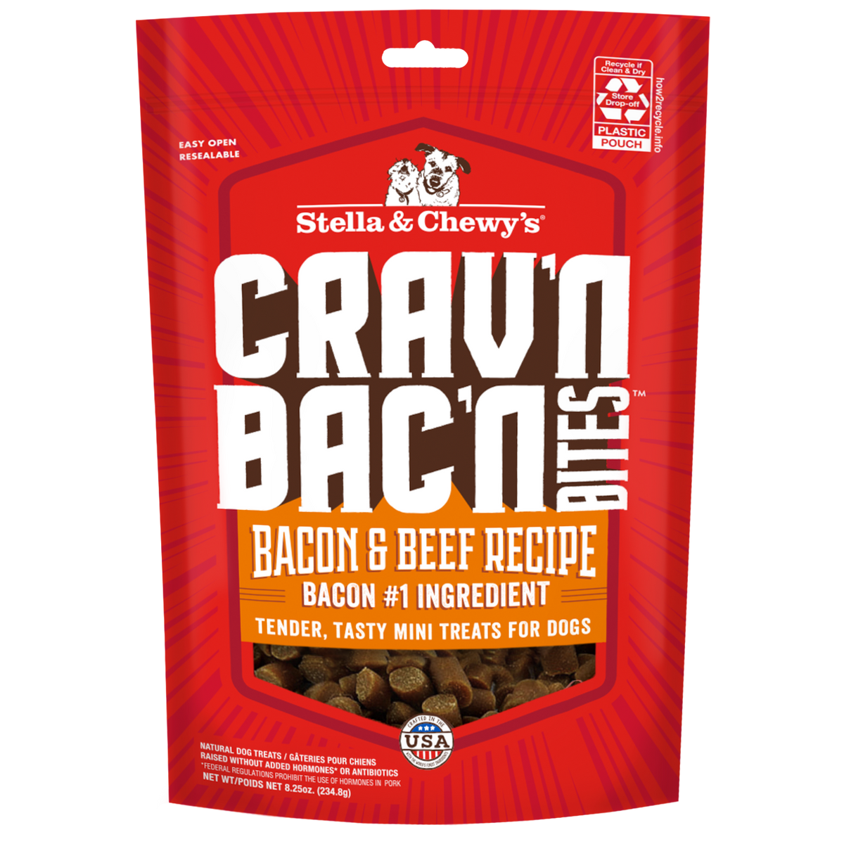 Crav'n Bac'n Bites Bacon & Beef - 8.25 oz