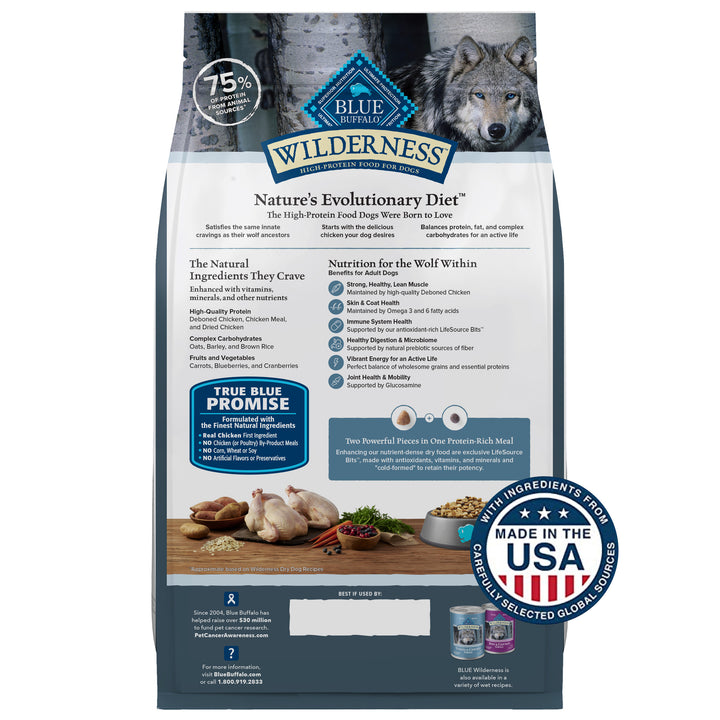 BLUE Wilderness Adult Dog Chicken 13lb