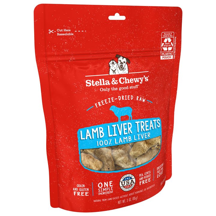 Single Ingredient Treats Lamb Liver - 3 oz
