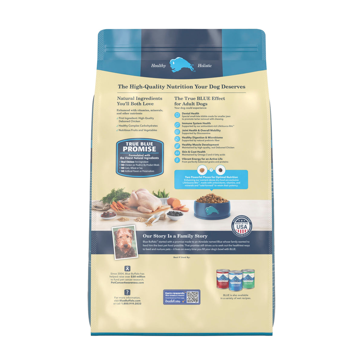 Blue Buffalo Life Protection Small Bite Chicken Brown Rice Adult Dog  15 Lb