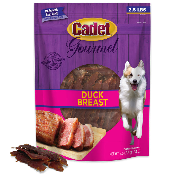 Cadet Gourmet Duck Breast Treats for Dogs 2.5 Pound