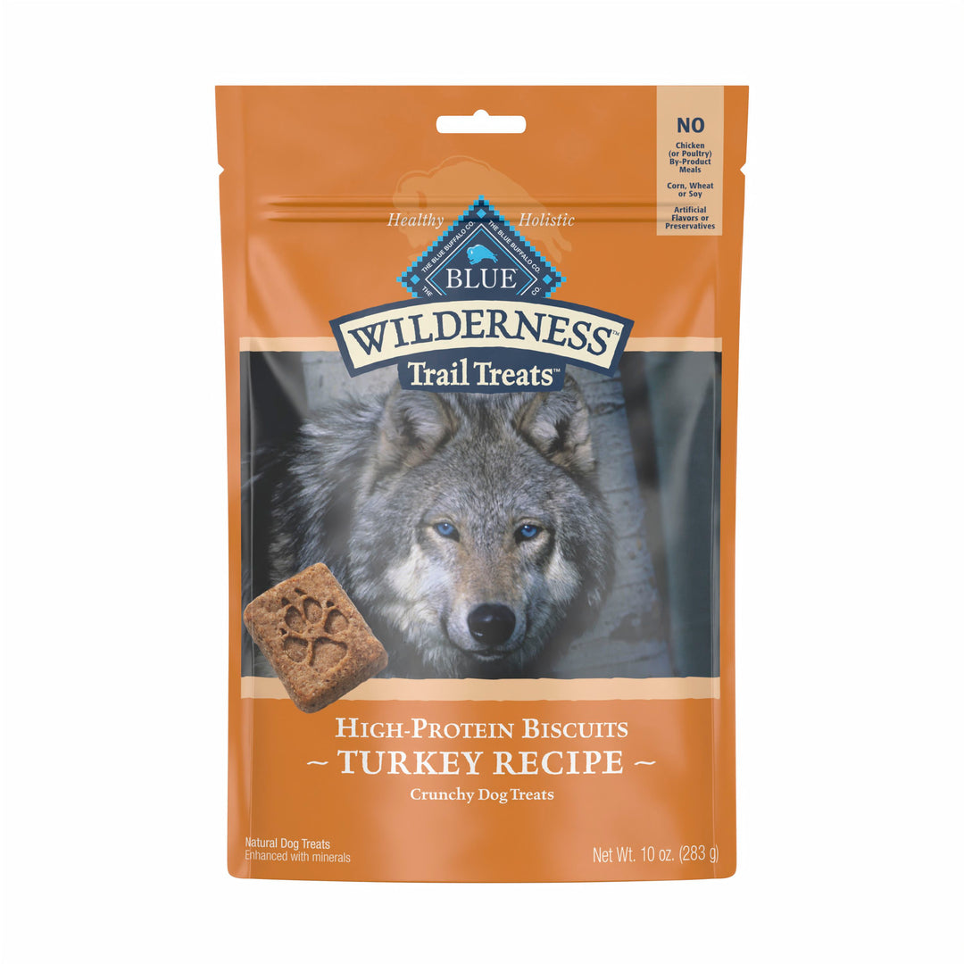 Blue Buffalo Wilderness Trail Treats Grain Free Turkey Dog 10 Oz
