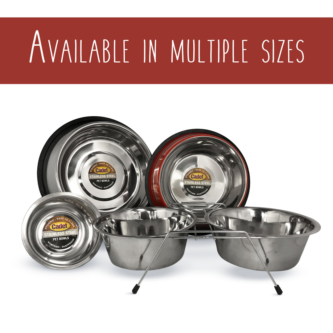 Cadet Pet Stainless Steel Bowls 1 Quart