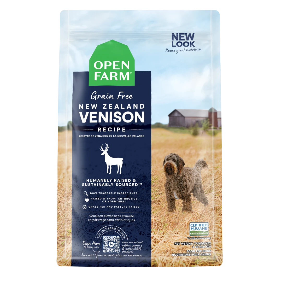 Open Farm Grain Free New Zealand Venison Dog 4 lb