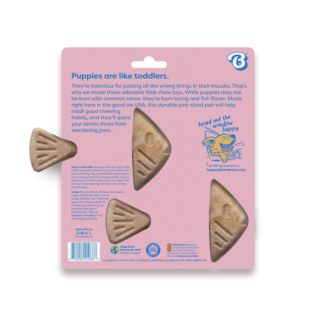 Benebone Puppy Fishbone 2 Pack