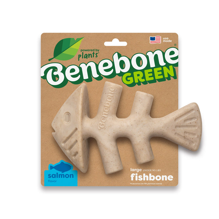 Benebone Eco Bone Green Fishbone Large