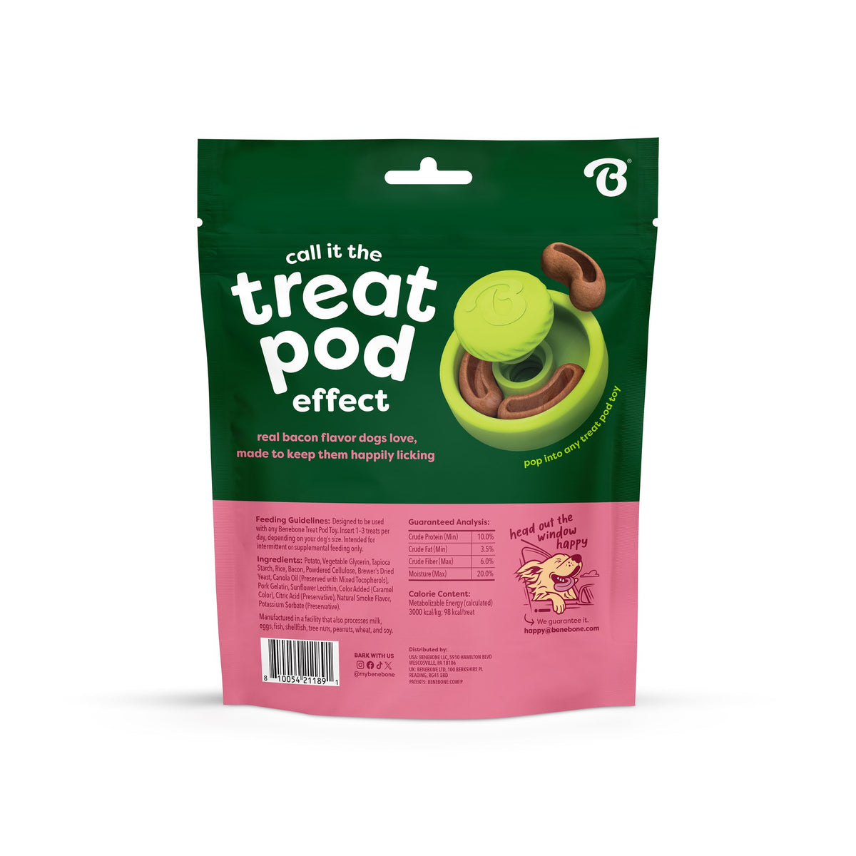 Benebone Dog Treat Pod Refill Bacon