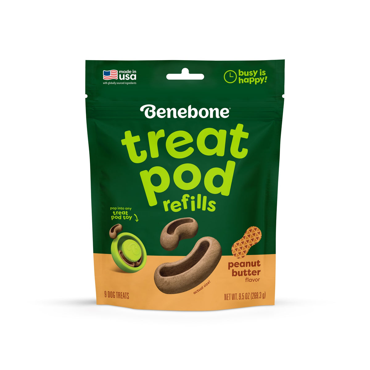 Benebone Dog Treat Pod Refill Peanut
