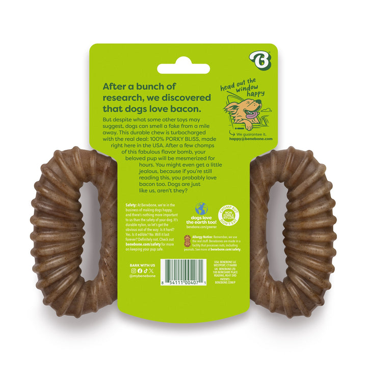 Benebone Bacon Flavored Rocking Dental Chew Toy 8.1oz