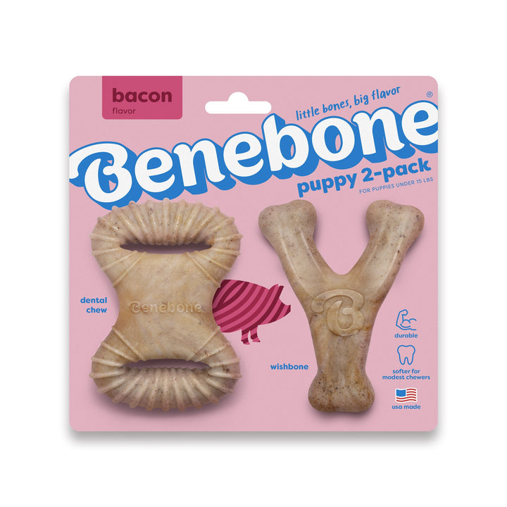 Benebone Puppy Pack Bacon