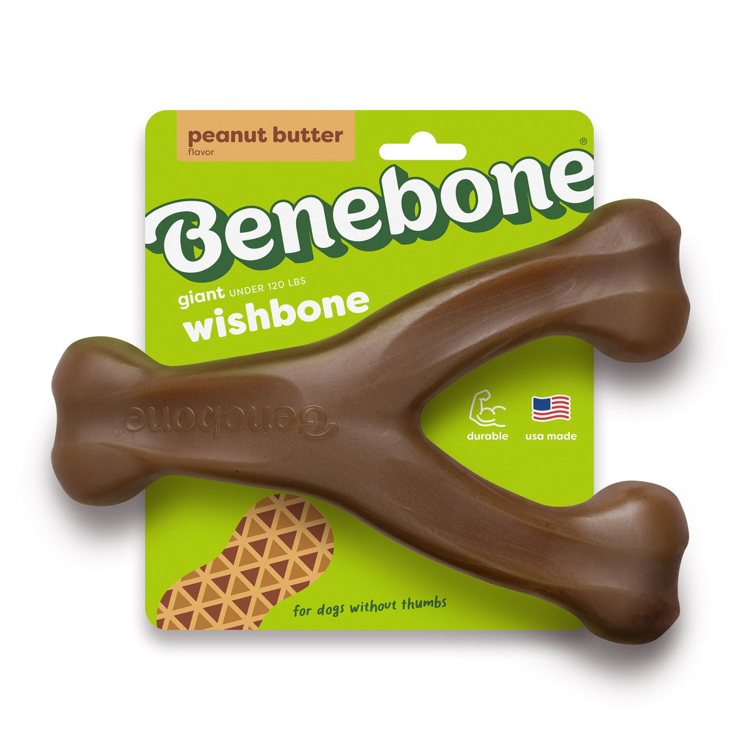 Benebone Wishbone Giant Peanut Butter