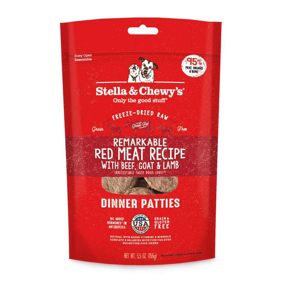 Freeze-Dried Red Meat Patties - 5.5 oz