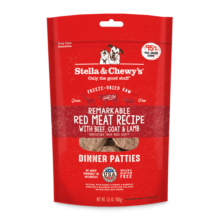 Freeze-Dried Red Meat Patties - 5.5 oz