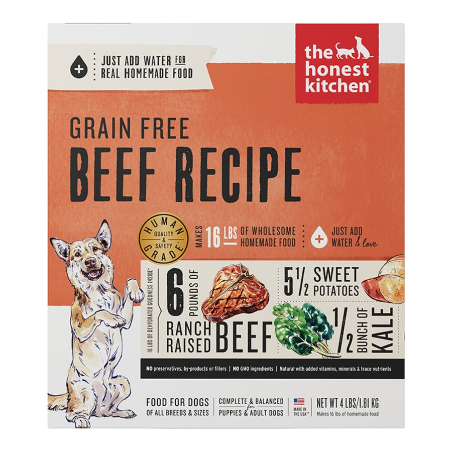 Honest Kitchen Love Grain Free Beef Dog Food 4lb