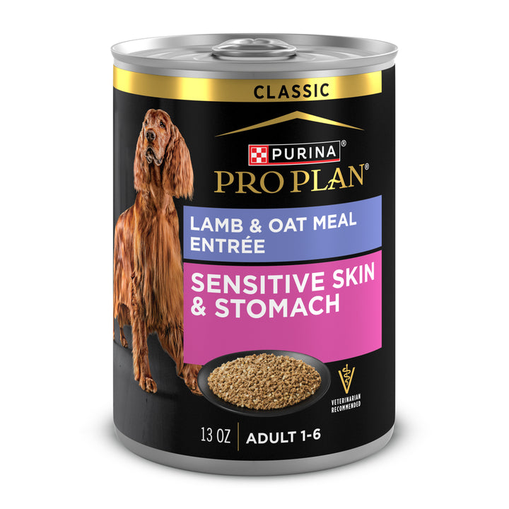 Pro Plan Sensitive Skin Stomach Lamb Oatmeal Dog Food 13 oz