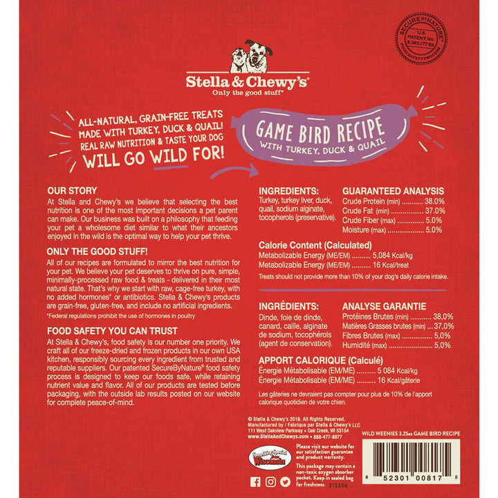Wild Weenies Game Bird - 3.25 oz