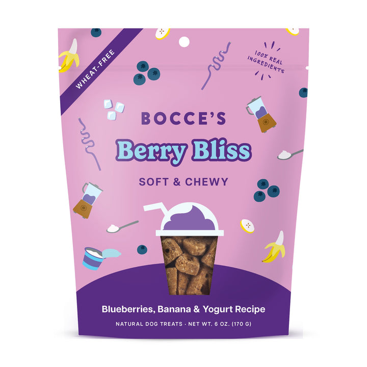 Bocces Bakery Berry Bliss Soft Chewy Treat 6 oz