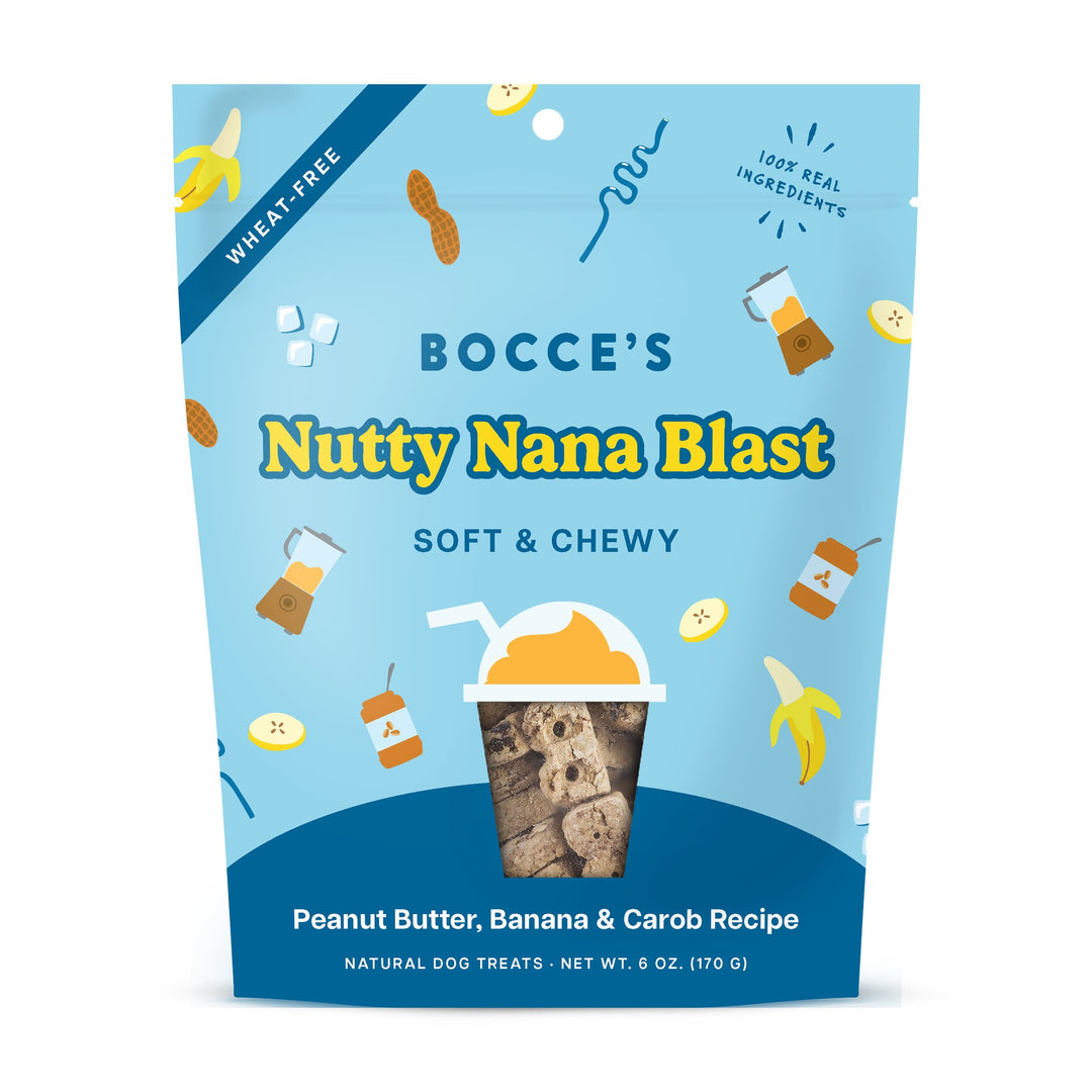 Bocces Bakery Nutty Nana Blast Soft and Chewy Treat 6 oz