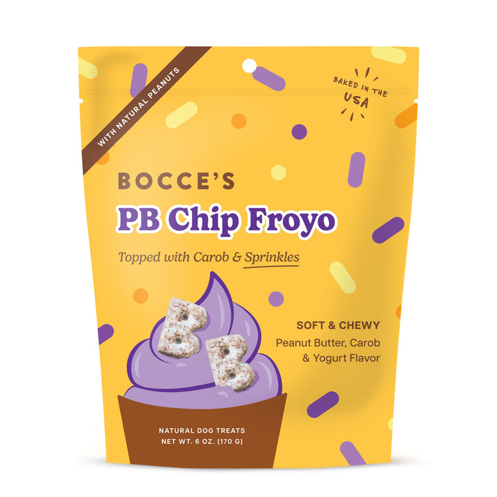 Bocces Bakery Peanut Butter Chip Froyo 6 oz
