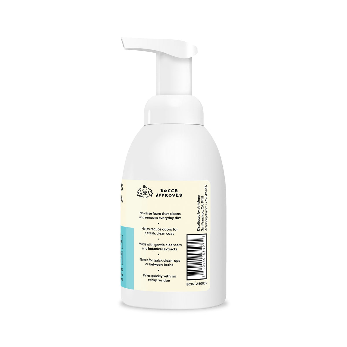 Bocce's Dog Grooming Spa Shampoo Waterless Don't Worry Don't Rinse Me 18 oz