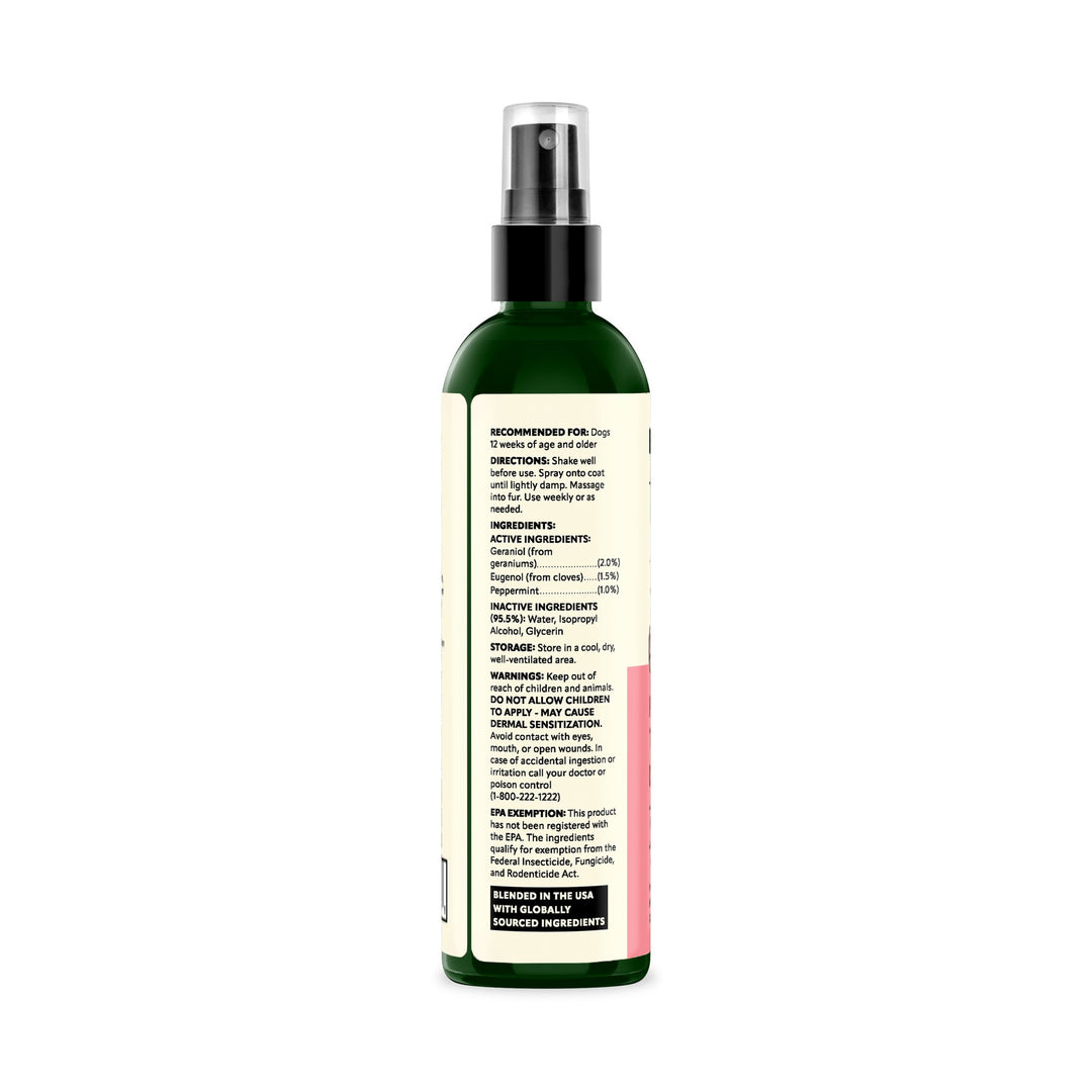 Bocces Dog Grooming Spa Spray Flea Flicker Tick Kicker 8 oz
