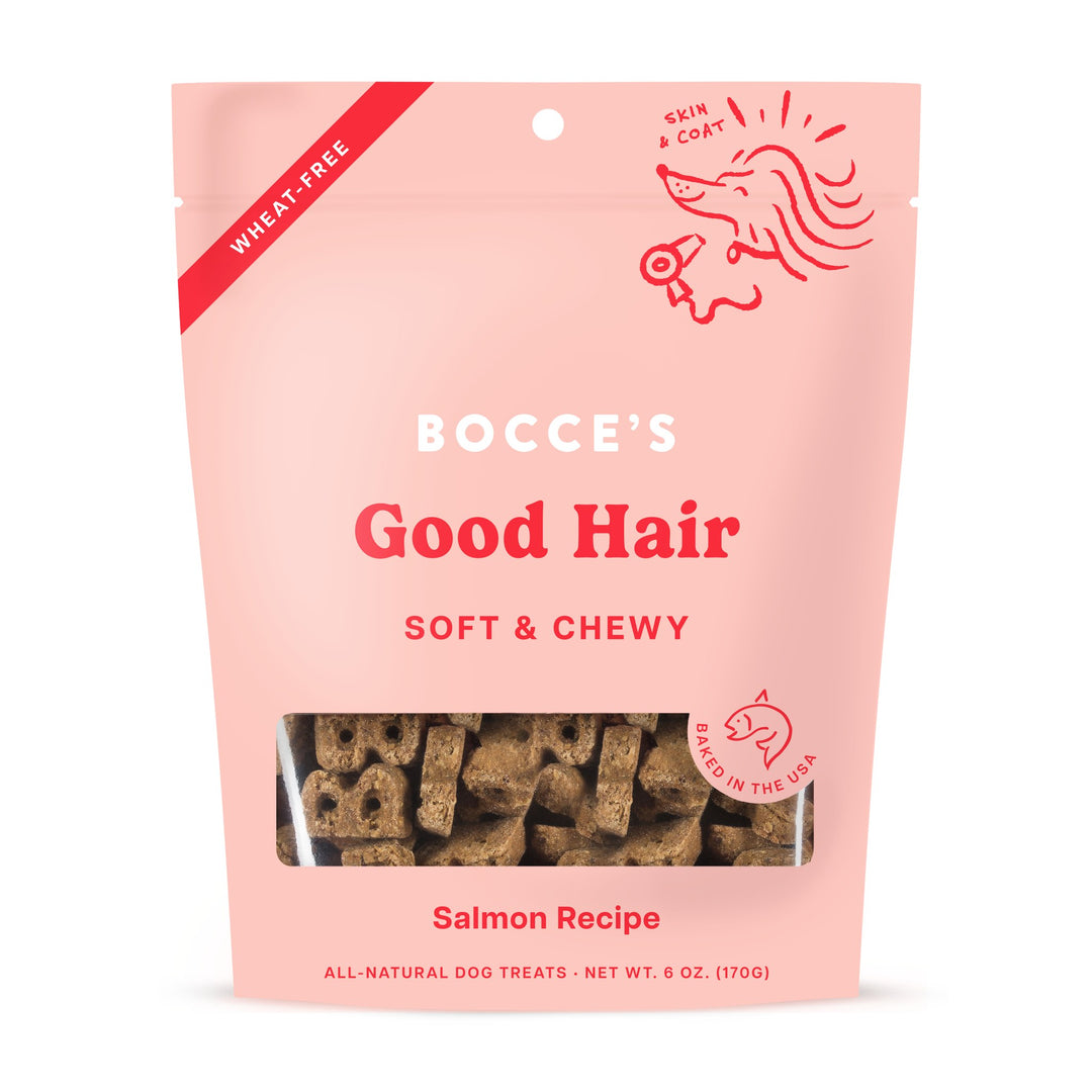 Bocces Bakery Dailies Soft Chewy Good Hair 6 oz Bag